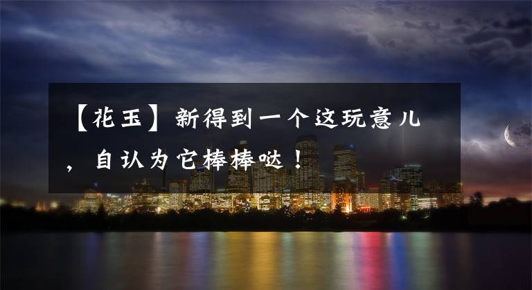 【花玉】新得到一个这玩意儿，自认为它棒棒哒！