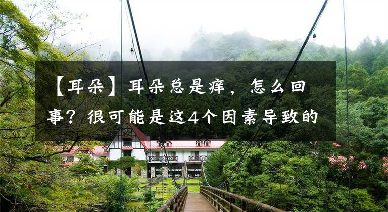 【耳朵】耳朵总是痒，怎么回事？很可能是这4个因素导致的，或是疾病先兆