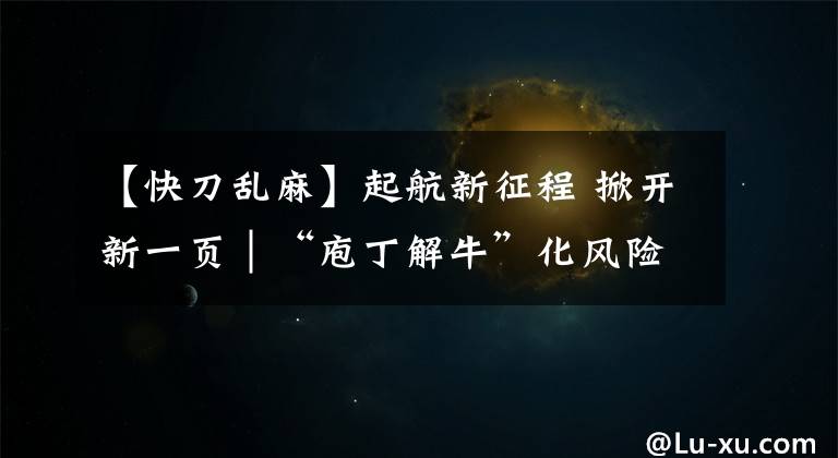 【快刀乱麻】起航新征程 掀开新一页│“庖丁解牛”化风险——打好高质量发展翻身仗系列解读之四