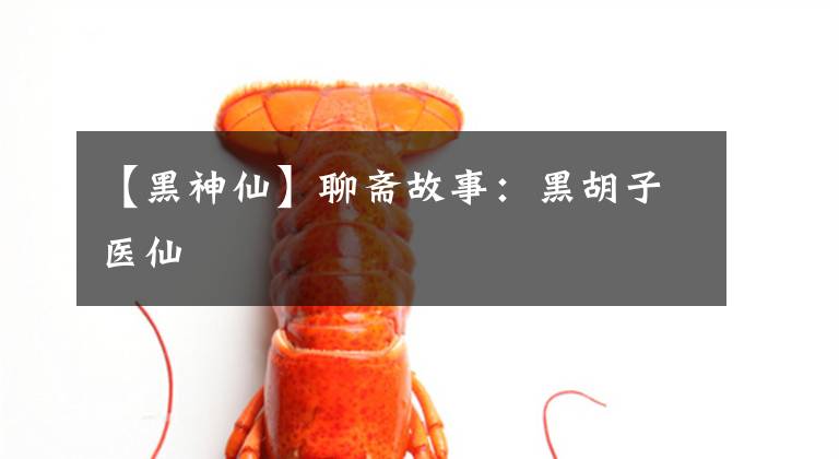 【黑神仙】聊斋故事：黑胡子医仙