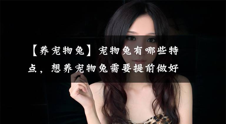【养宠物兔】宠物兔有哪些特点，想养宠物兔需要提前做好哪些准备？