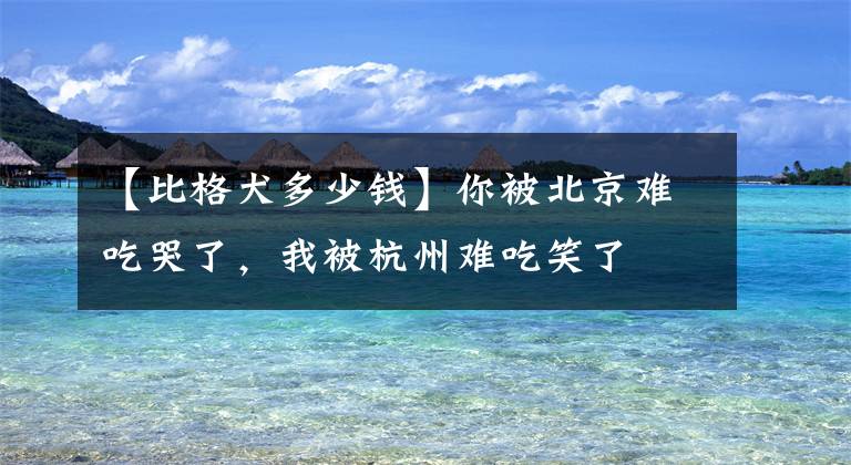 【比格犬多少钱】你被北京难吃哭了，我被杭州难吃笑了