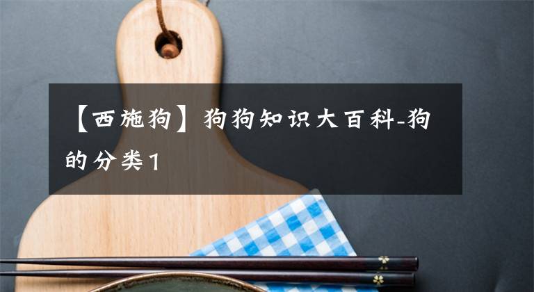 【西施狗】狗狗知识大百科-狗的分类1