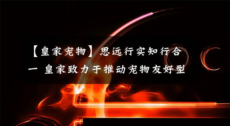 【皇家宠物】思远行实知行合一 皇家致力于推动宠物友好型城市建设
