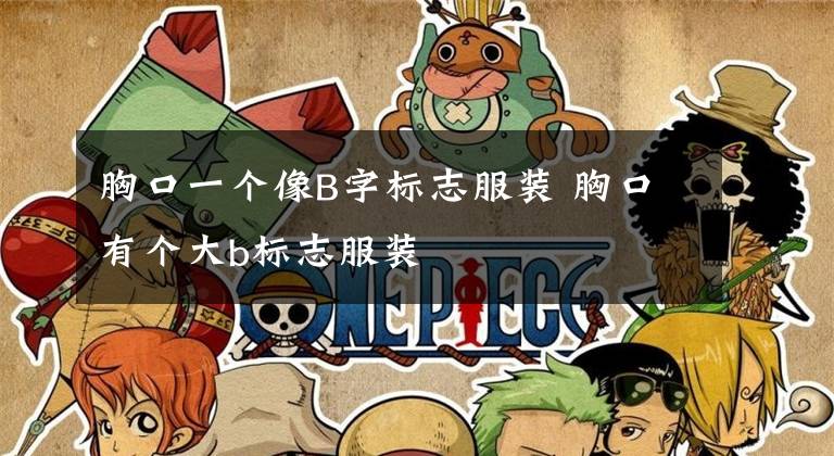 胸口一个像B字标志服装 胸口有个大b标志服装