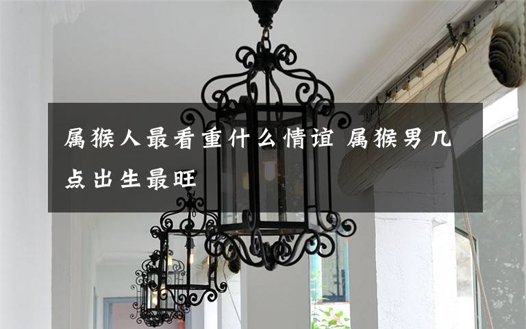 属猴人最看重什么情谊 属猴男几点出生最旺