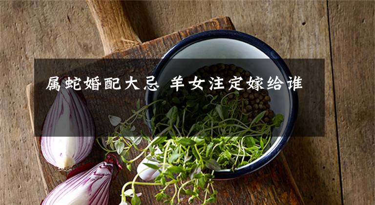 属蛇婚配大忌 羊女注定嫁给谁