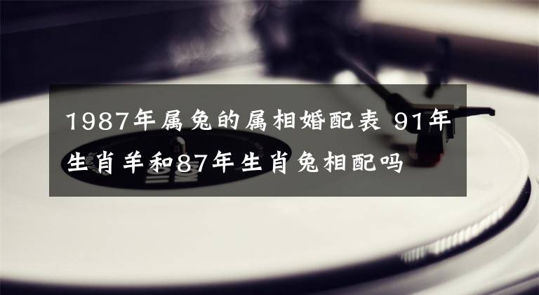 1987年属兔的属相婚配表 91年生肖羊和87年生肖兔相配吗