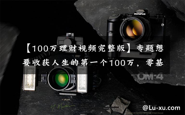 【100万理财视频完整版】专题想要收获人生的第一个100万，零基础理财小白，只需要这样做