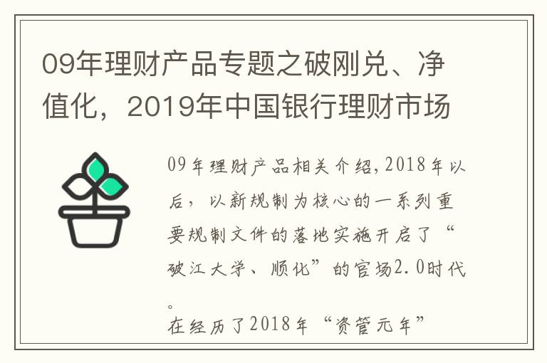 09年理财产品专题之破刚兑、净值化，2019年中国银行理财市场呈现九大特点