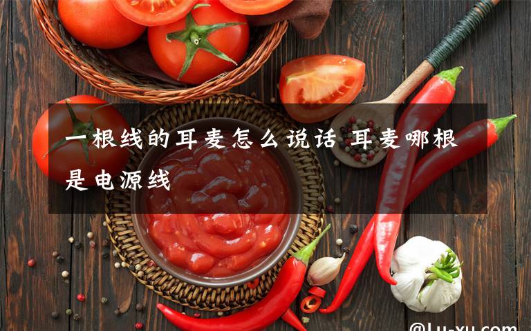 一根线的耳麦怎么说话 耳麦哪根是电源线