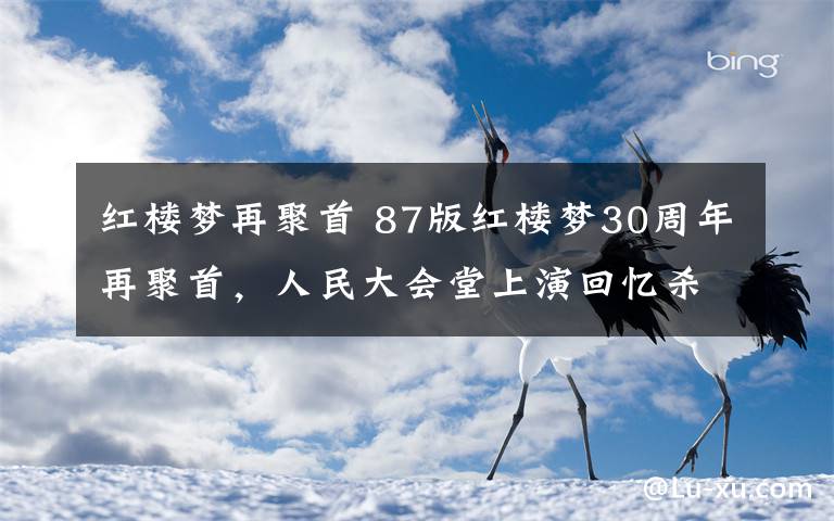 红楼梦再聚首 87版红楼梦30周年再聚首，人民大会堂上演回忆杀，观众哭了