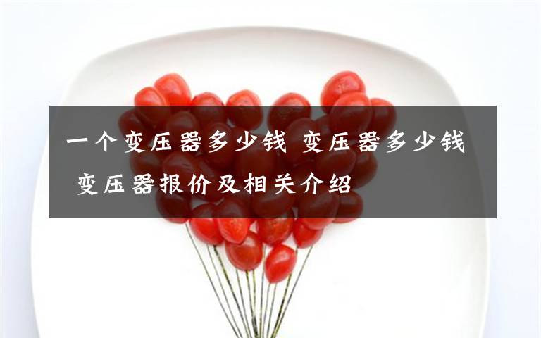 一个变压器多少钱 变压器多少钱 变压器报价及相关介绍