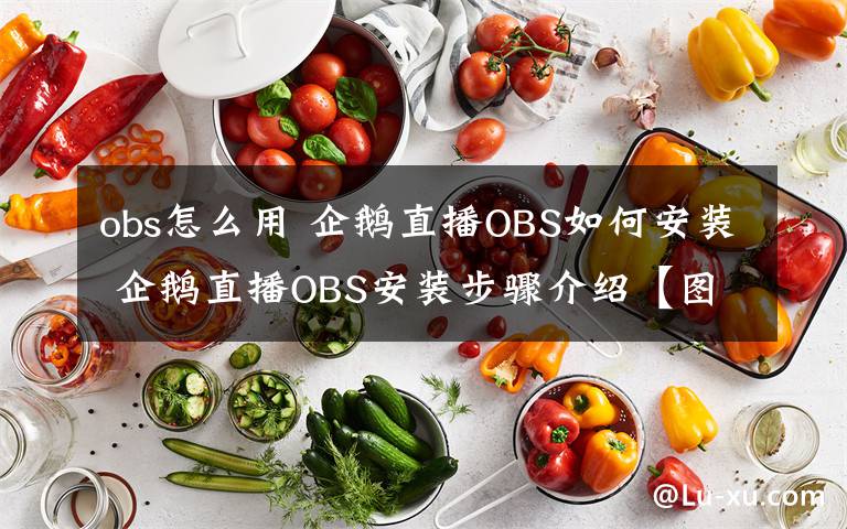 obs怎么用 企鹅直播OBS如何安装 企鹅直播OBS安装步骤介绍【图文教程】