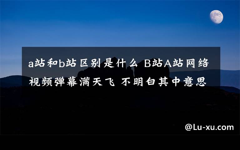 a站和b站区别是什么 B站A站网络视频弹幕满天飞 不明白其中意思的已经out了