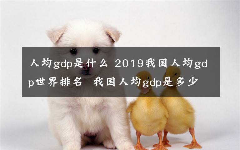 人均gdp是什么 2019我国人均gdp世界排名  我国人均gdp是多少美元？
