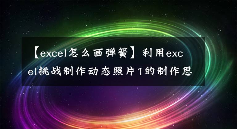 【excel怎么画弹簧】利用excel挑战制作动态照片1的制作思路