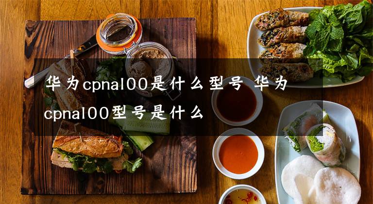 华为cpnal00是什么型号 华为cpnal00型号是什么