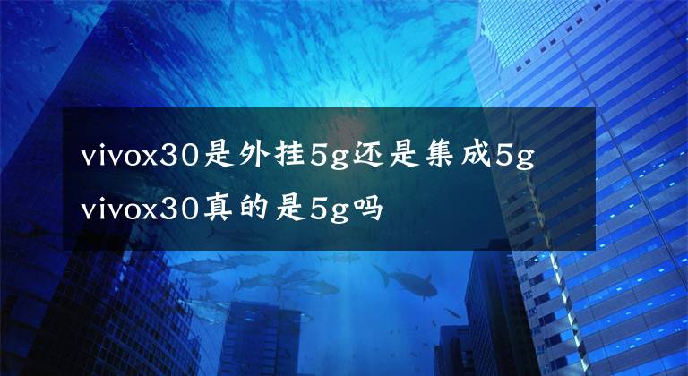 vivox30是外挂5g还是集成5g vivox30真的是5g吗