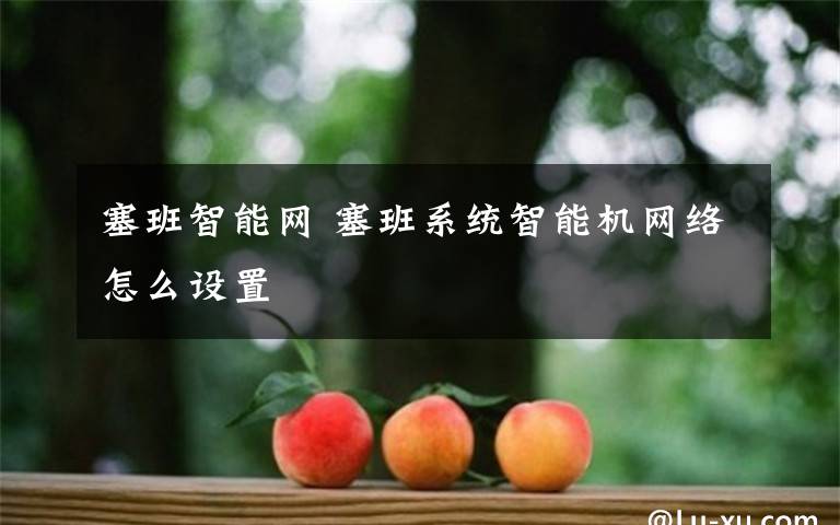 塞班智能网 塞班系统智能机网络怎么设置