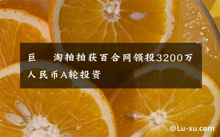 巨屌 淘拍拍获百合网领投3200万人民币A轮投资