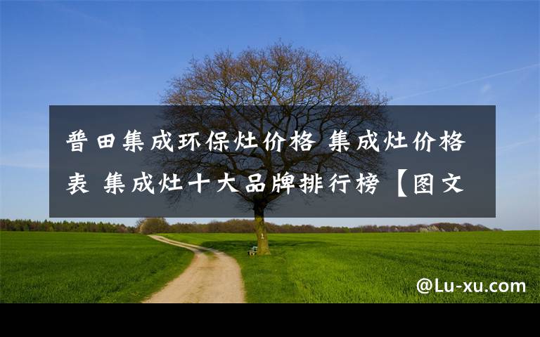 普田集成环保灶价格 集成灶价格表 集成灶十大品牌排行榜【图文】