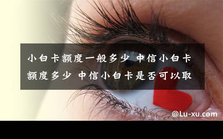 小白卡额度一般多少 中信小白卡额度多少 中信小白卡是否可以取现【详解】
