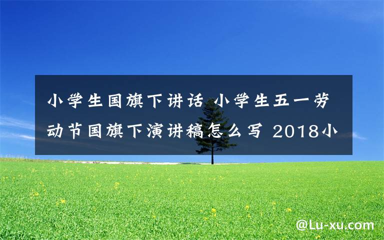 小学生国旗下讲话 小学生五一劳动节国旗下演讲稿怎么写 2018小学生劳动节演讲稿范文