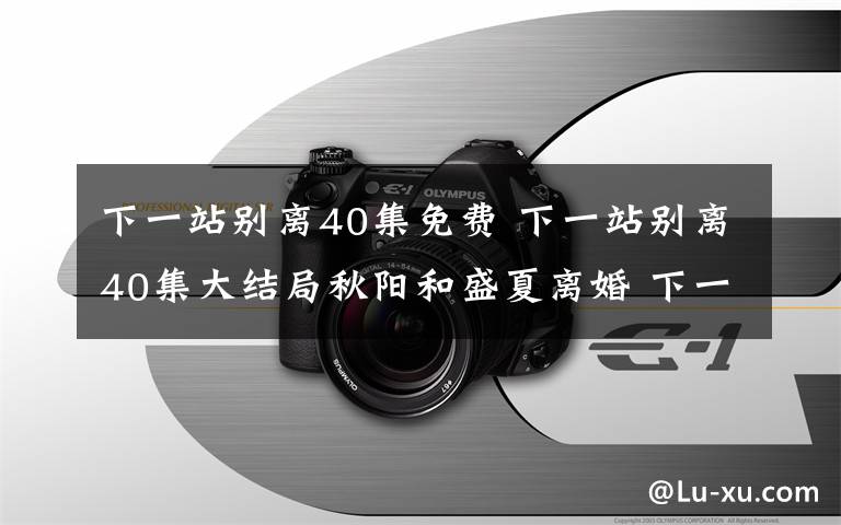 下一站别离40集免费 下一站别离40集大结局秋阳和盛夏离婚 下一站别离第1~40集全集剧情