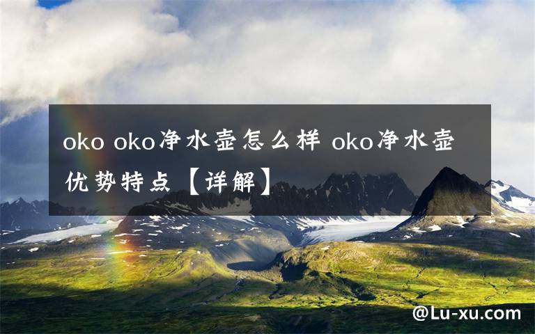 oko oko净水壶怎么样 oko净水壶优势特点【详解】