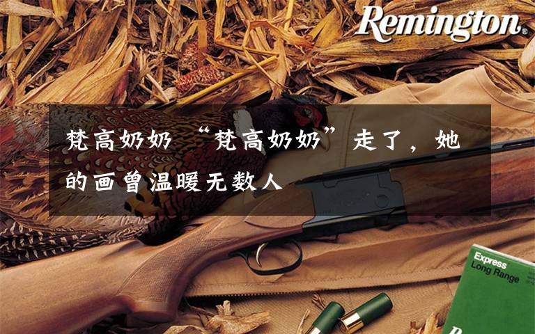 梵高奶奶 “梵高奶奶”走了，她的画曾温暖无数人