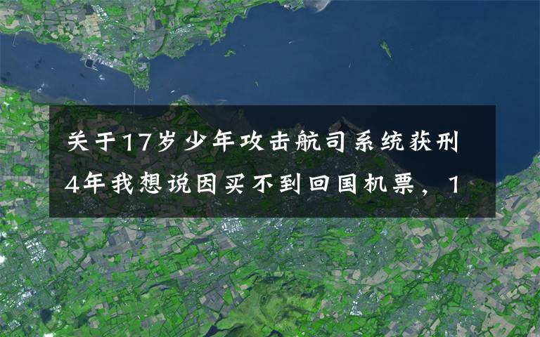 关于17岁少年攻击航司系统获刑4年我想说因买不到回国机票，17岁少年利用黑客手段攻击购票系统获刑四年