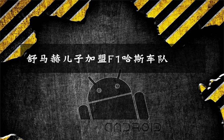 舒马赫儿子加盟F1哈斯车队