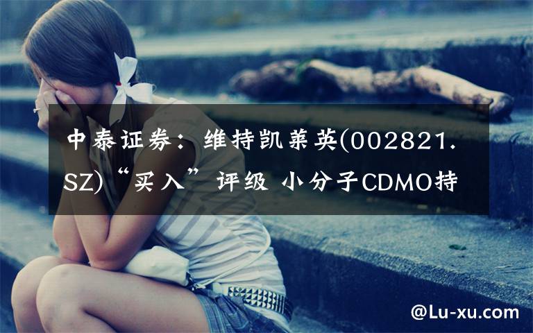 中泰证券：维持凯莱英(002821.SZ)“买入”评级 小分子CDMO持续强劲 新业务拓展逐步收获