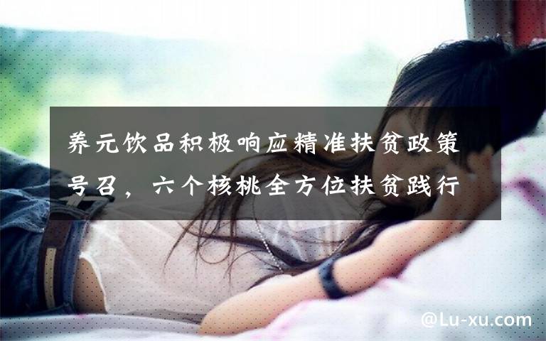 养元饮品积极响应精准扶贫政策号召，六个核桃全方位扶贫践行社会责任