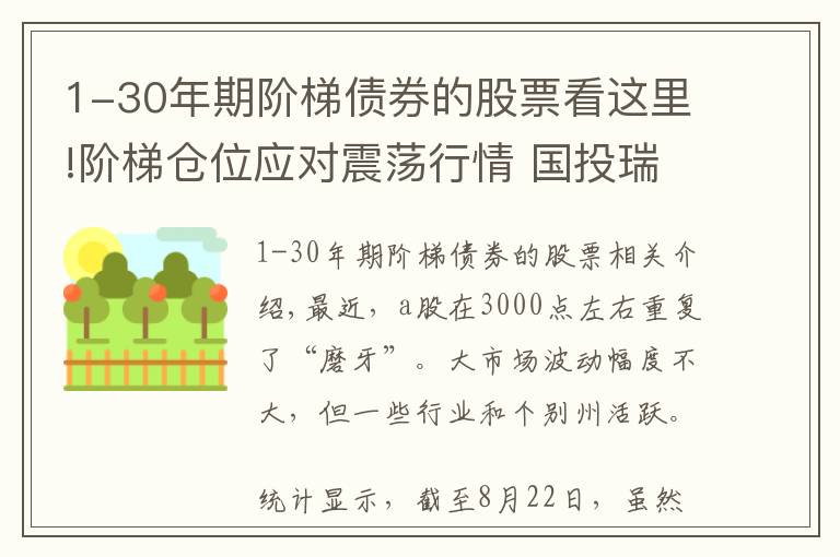 1-30年期阶梯债券的股票看这里!阶梯仓位应对震荡行情 国投瑞银瑞达基金发行