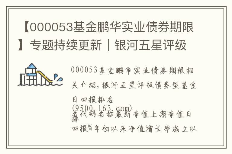 【000053基金鹏华实业债券期限】专题持续更新｜银河五星评级债券型基金日回报排名，快来关注！