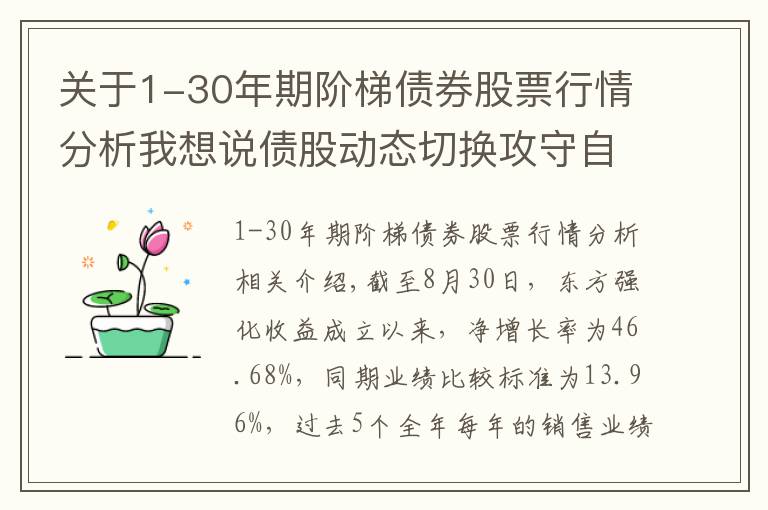 关于1-30年期阶梯债券股票行情分析我想说债股动态切换攻守自如，东方强化收益总回报率接近50%