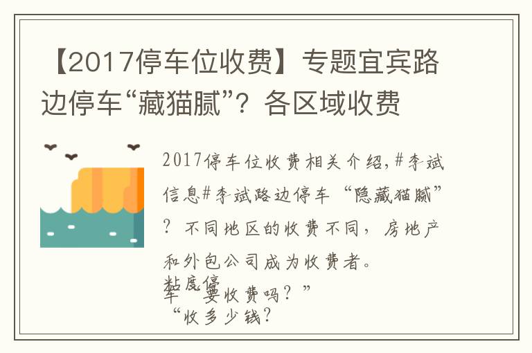 【2017停车位收费】专题宜宾路边停车“藏猫腻”？各区域收费不同！物业和外包公司成收费方