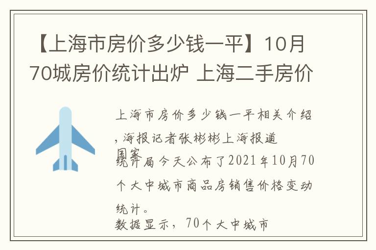 【上海市房价多少钱一平】10月70城房价统计出炉 上海二手房价格持续下跌