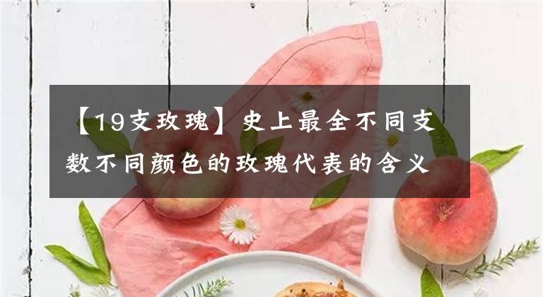 【19支玫瑰】史上最全不同支数不同颜色的玫瑰代表的含义