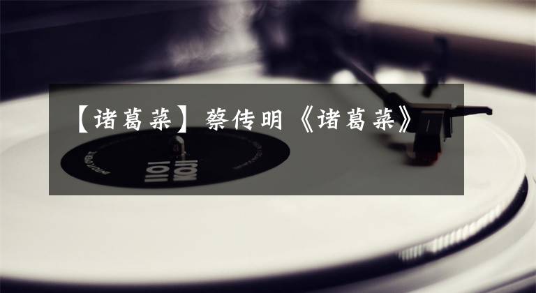 【诸葛菜】蔡传明《诸葛菜》
