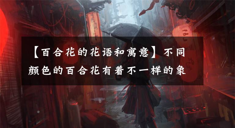 【百合花的花语和寓意】不同颜色的百合花有着不一样的象征花语，花美寓意更美