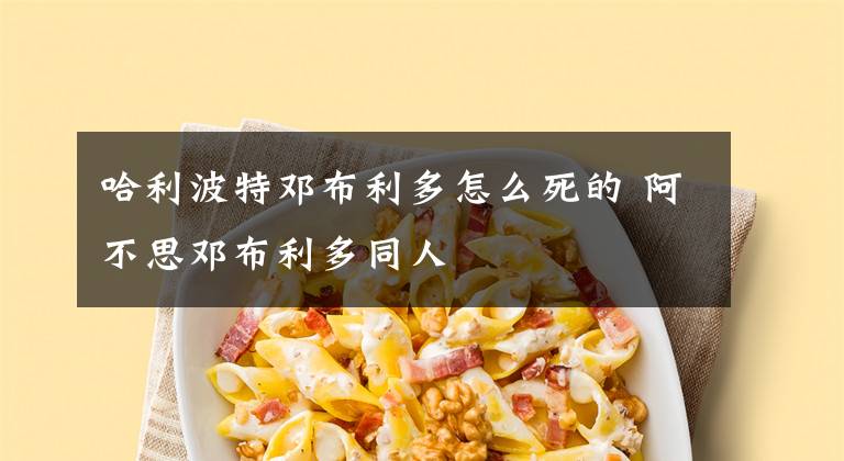 哈利波特邓布利多怎么死的 阿不思邓布利多同人