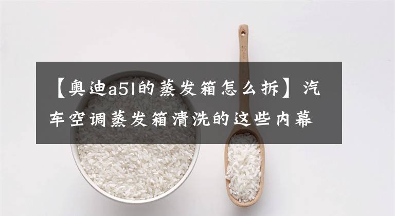 【奥迪a5l的蒸发箱怎么拆】汽车空调蒸发箱清洗的这些内幕，不看不知道