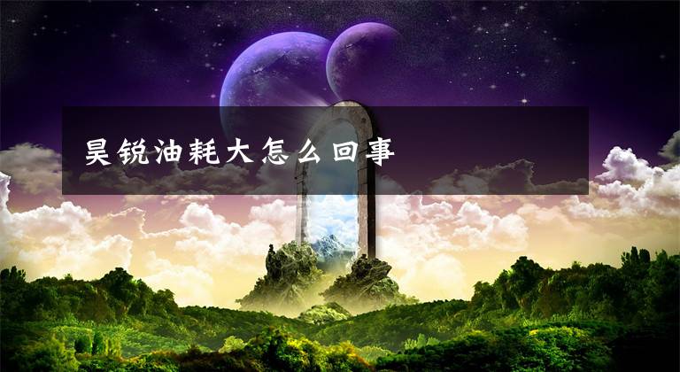 昊锐油耗大怎么回事