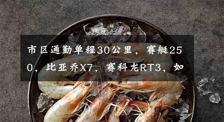 市区通勤单程30公里，赛艇250，比亚乔X7，赛科龙RT3，如何选？