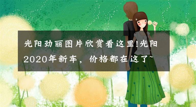 光阳劲丽图片欣赏看这里!光阳2020年新车，价格都在这了~