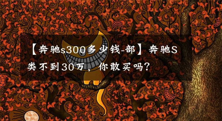 【奔驰s300多少钱-部】奔驰S类不到30万，你敢买吗？