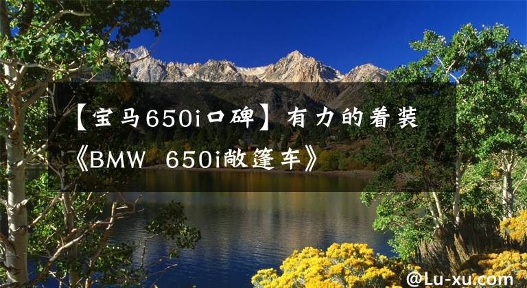 【宝马650i口碑】有力的着装《BMW  650i敞篷车》